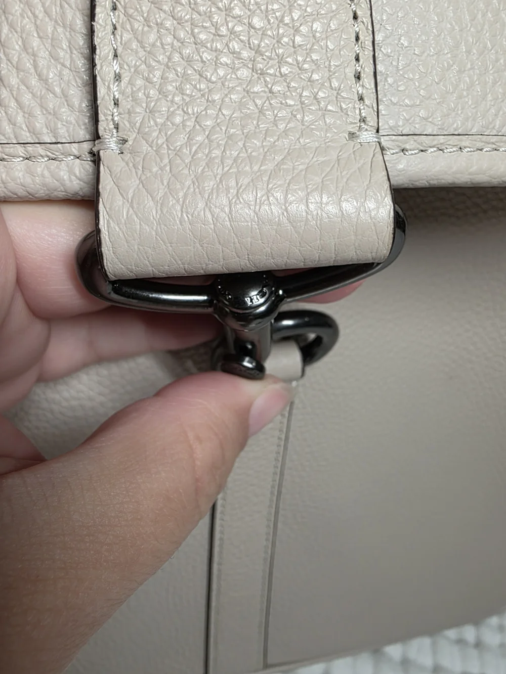Coach Blaine Leather Laptop Backpack with Black Strap